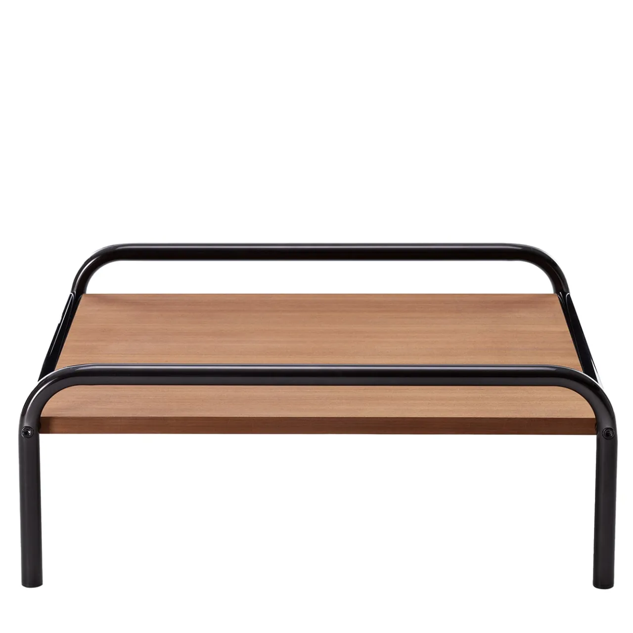 Exteta Outdoor Coffee Tables<Stringa Mahogany & Stainless Steel Coffee Table by Gae Aulenti