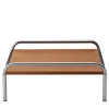 Exteta Outdoor Coffee Tables<Stringa Mahogany & Stainless Steel Coffee Table by Gae Aulenti