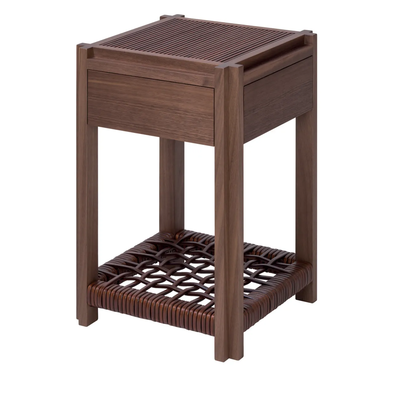 Giobagnara Nightstands<Structura Crisscross Small Square Side Table