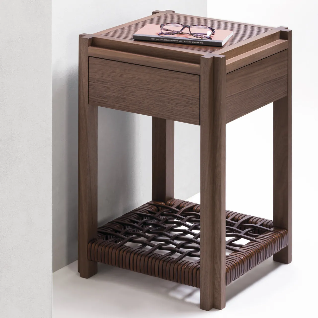 Giobagnara Nightstands<Structura Crisscross Small Square Side Table
