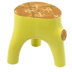 Scapin Collezioni Stools<Stump Yellow Accent Table