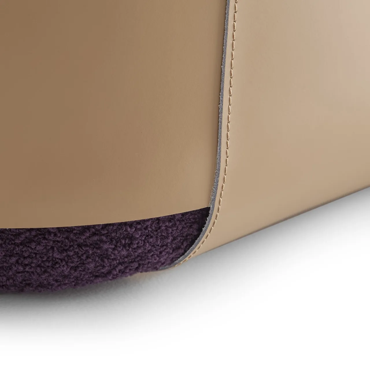 Morica Design Ottomans & Poufs<Sumo Beige & Purple Pouf