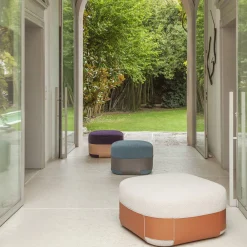 Morica Design Ottomans & Poufs<Sumo Beige & Purple Pouf