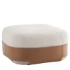 Morica Design Ottomans & Poufs<Sumo Large Cognac & Beige Pouf