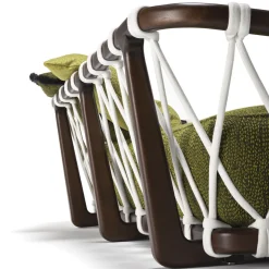 Exteta Sofas<Sunset Basket Large Barrique + Green Sofa by Paola Navone