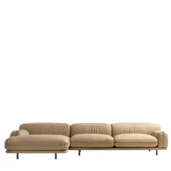 Hemo Sofas<Super MC Beige Leather Sofa