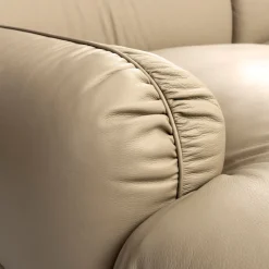 Hemo Sofas<Super MC Beige Leather Sofa