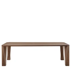 Durame Dining Tables<Super Twist Rectangular Canaletto Walnut Wood Table
