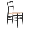 Cassina Chairs<Superleggera by Gio Ponti - Black Ashwood & India Cane Seat