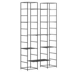 Marco Ripa Bookcases<Supermodulare Black Iron 2-Column Bookshelf