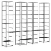 Marco Ripa Bookcases<Supermodulare Black Iron 4-Column Bookshelf