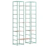 Marco Ripa Bookcases<Supermodulare Green Iron 2-Column Bookshelf