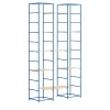 Marco Ripa Bookcases<Supermodulare Light Blue Iron 2-Column Bookshelf