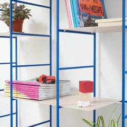 Marco Ripa Bookcases<Supermodulare Light Blue Iron 2-Column Bookshelf