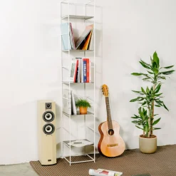 Marco Ripa Bookcases<Supermodulare White Iron 1-Column Bookshelf