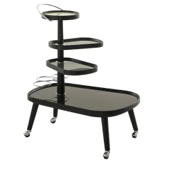 Colé Serving Tables<Sushi Kart 4 Greys Dark Cart