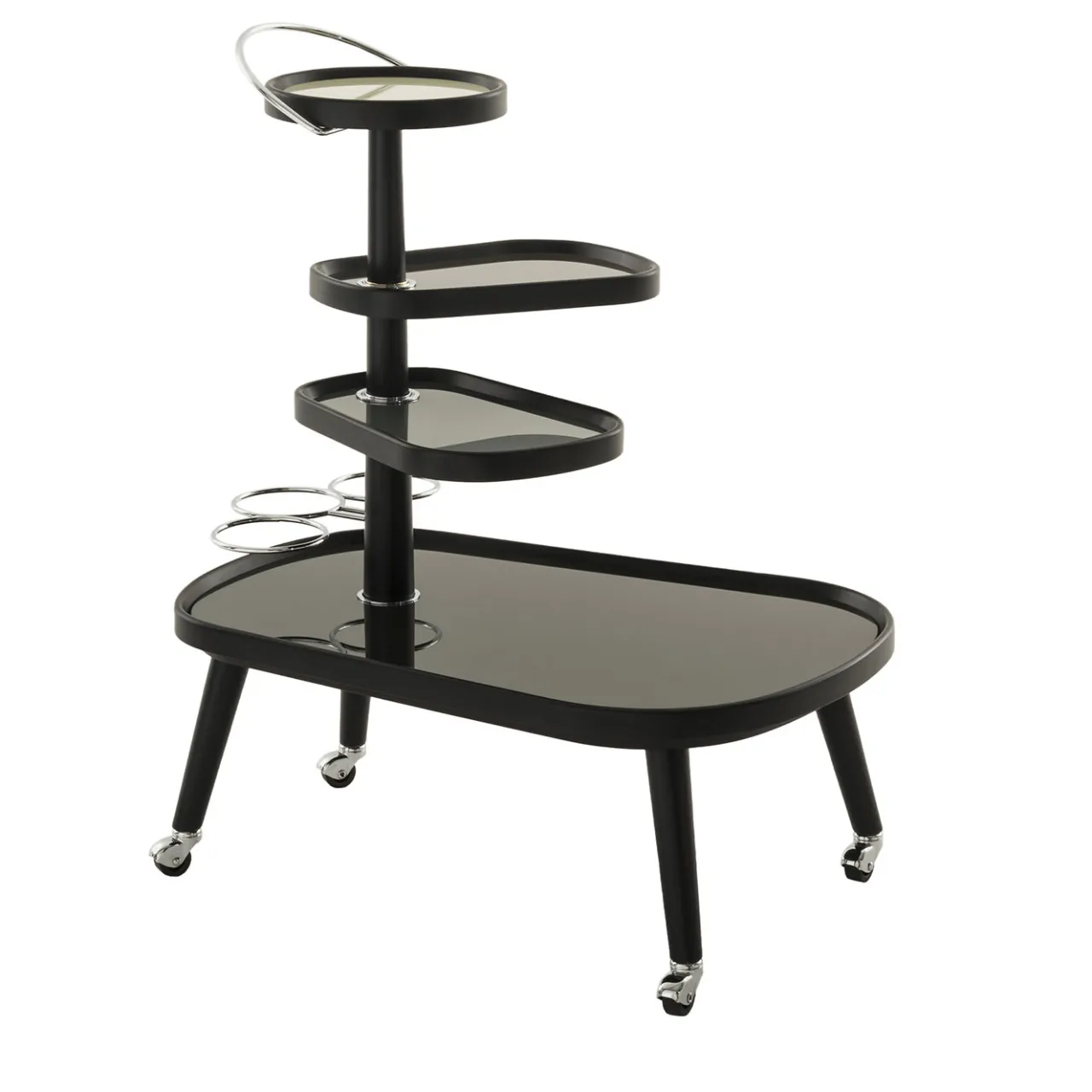 Colé Serving Tables<Sushi Kart 4 Greys Dark Cart