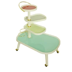 Colé Serving Tables<Sushi Kart White