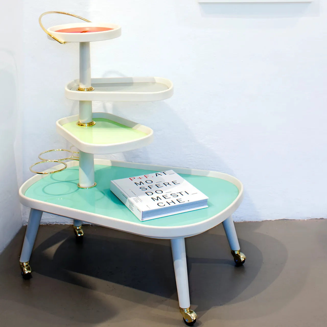 Colé Serving Tables<Sushi Kart White