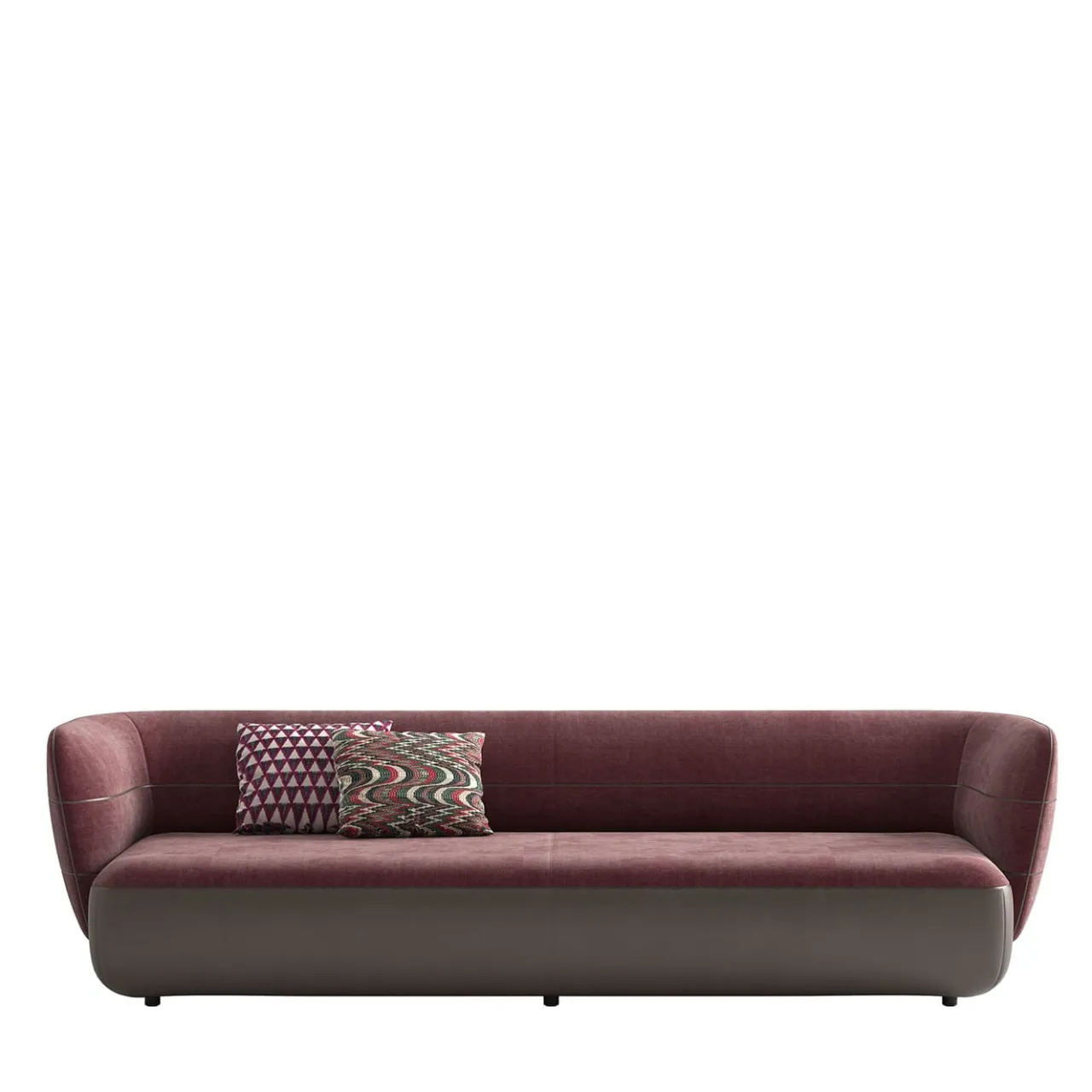 CPRN Homood Sofas<Swan Bordeaux Leather sofa