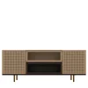 Morelato Sideboards Buffets<Swing Ash Wood Sideboard with Brass Legs