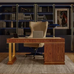 Guerra Vanni Office Chairs<Swivel Gray Office Armchair from Studio Privè Collection