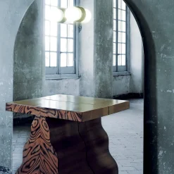 Glas Italia Consoles<Sybilla Mirror with Console by Ettore Sottsass