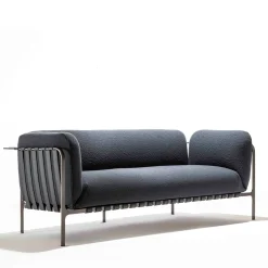 Enrico Pellizzoni Sofas<Sydney Dark Gray Sofa
