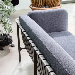 Enrico Pellizzoni Sofas<Sydney Dark Gray Sofa