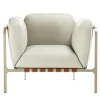 Enrico Pellizzoni Armchairs<Sydney White Leather Armchair