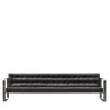 Officina Della Scala Sofas<T33 Black Sofa by Franco ALbini