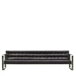 Officina Della Scala Sofas<T33 Black Sofa by Franco ALbini