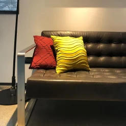 Officina Della Scala Sofas<T33 Black Sofa by Franco ALbini