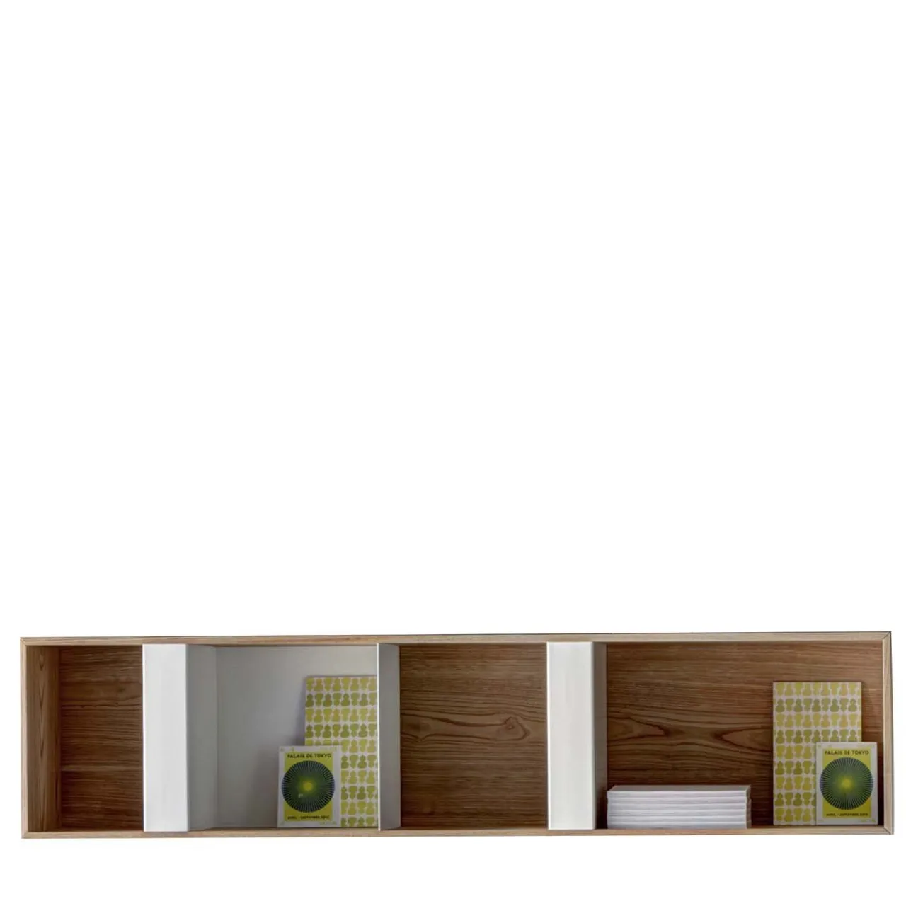 Fioroni Shelves<T Box Long Walnut Hanging Container by Act_Romegialli