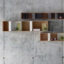 Fioroni Bookcases<T Box Vertical Hanging Cabinet by Act_Romegialli