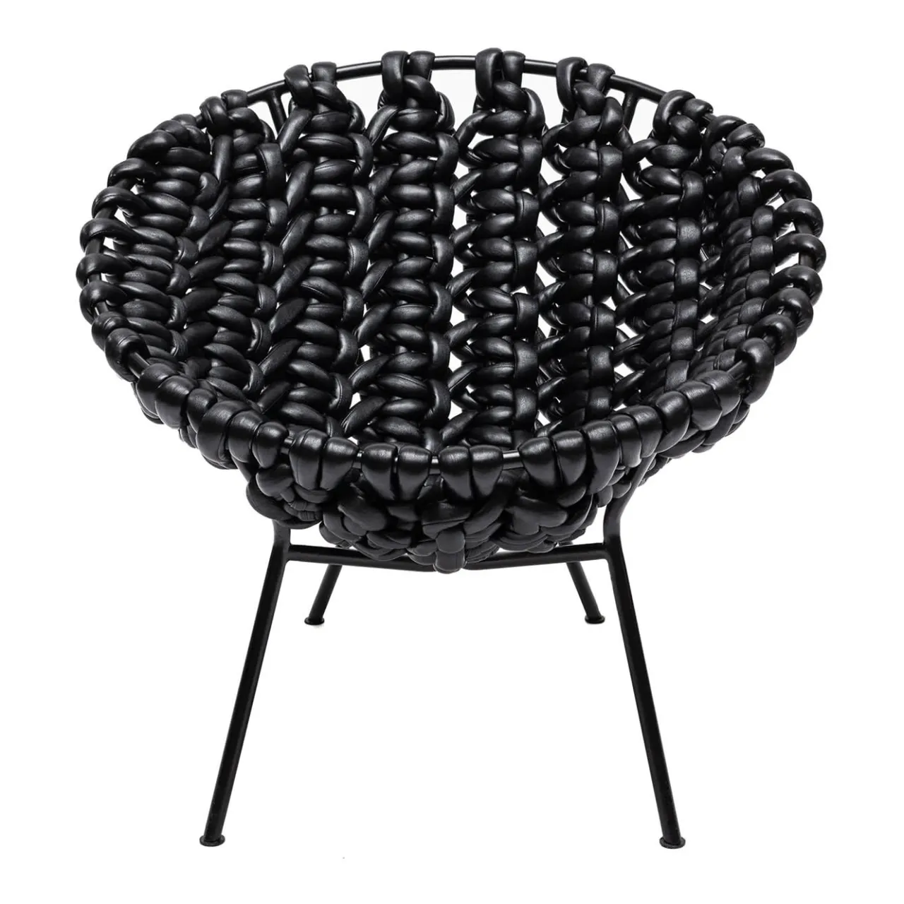 Craafts Lounge Chairs<T1 Indoor Black Chair