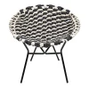 Craafts Lounge Chairs<T3 Indoor Black&White Chair