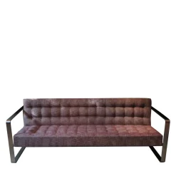 Officina Della Scala Sofas<T33 Red Sofa by Franco Albini