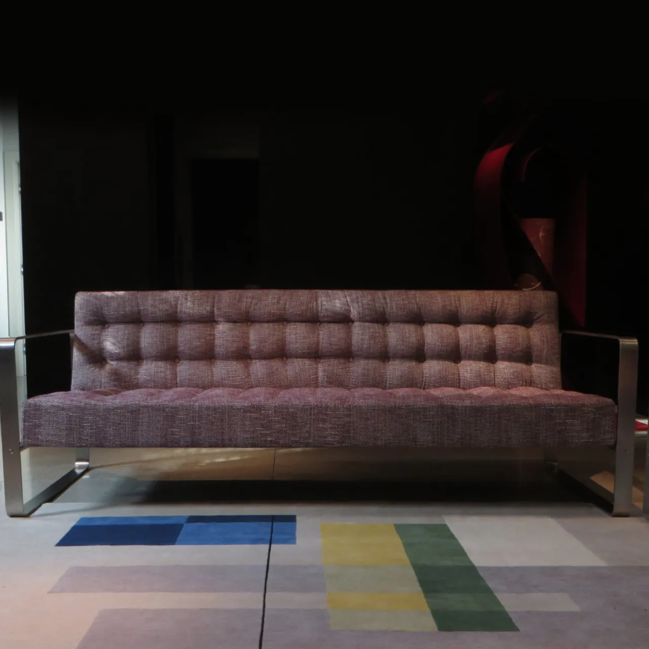 Officina Della Scala Sofas<T33 Red Sofa by Franco Albini