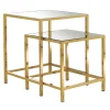 Zanaboni Nesting Tables<T140 Set Of 2 Nesting Tables With Mirror Top
