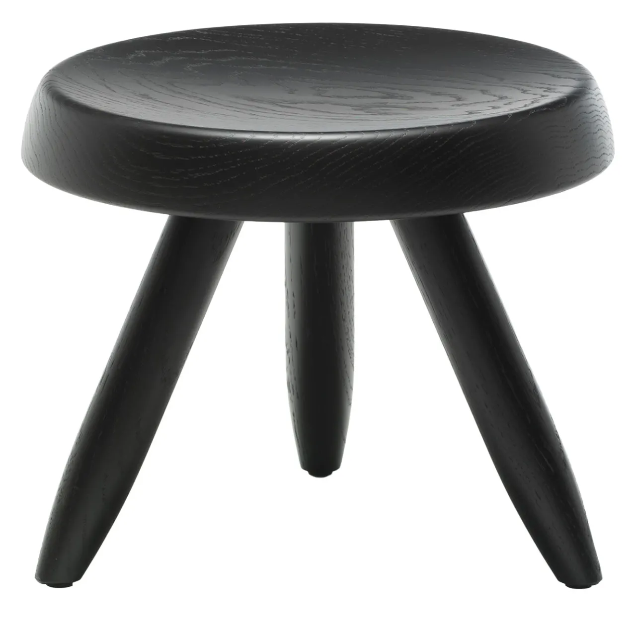 Cassina Stools<Tabouret Berger Black Oak Stool by Charlotte Perriand