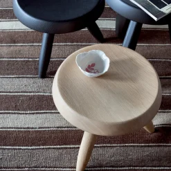 Cassina Stools<Tabouret Berger Natural Oak Stool by Charlotte Perriand