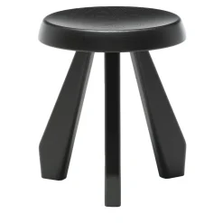 Cassina Stools<Tabouret Méribel by Charlotte Perriand - Black Oak