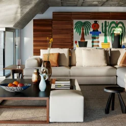 Cassina Stools<Tabouret Méribel by Charlotte Perriand - Black Oak