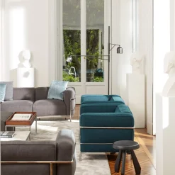 Cassina Stools<Tabouret Méribel by Charlotte Perriand - Black Oak