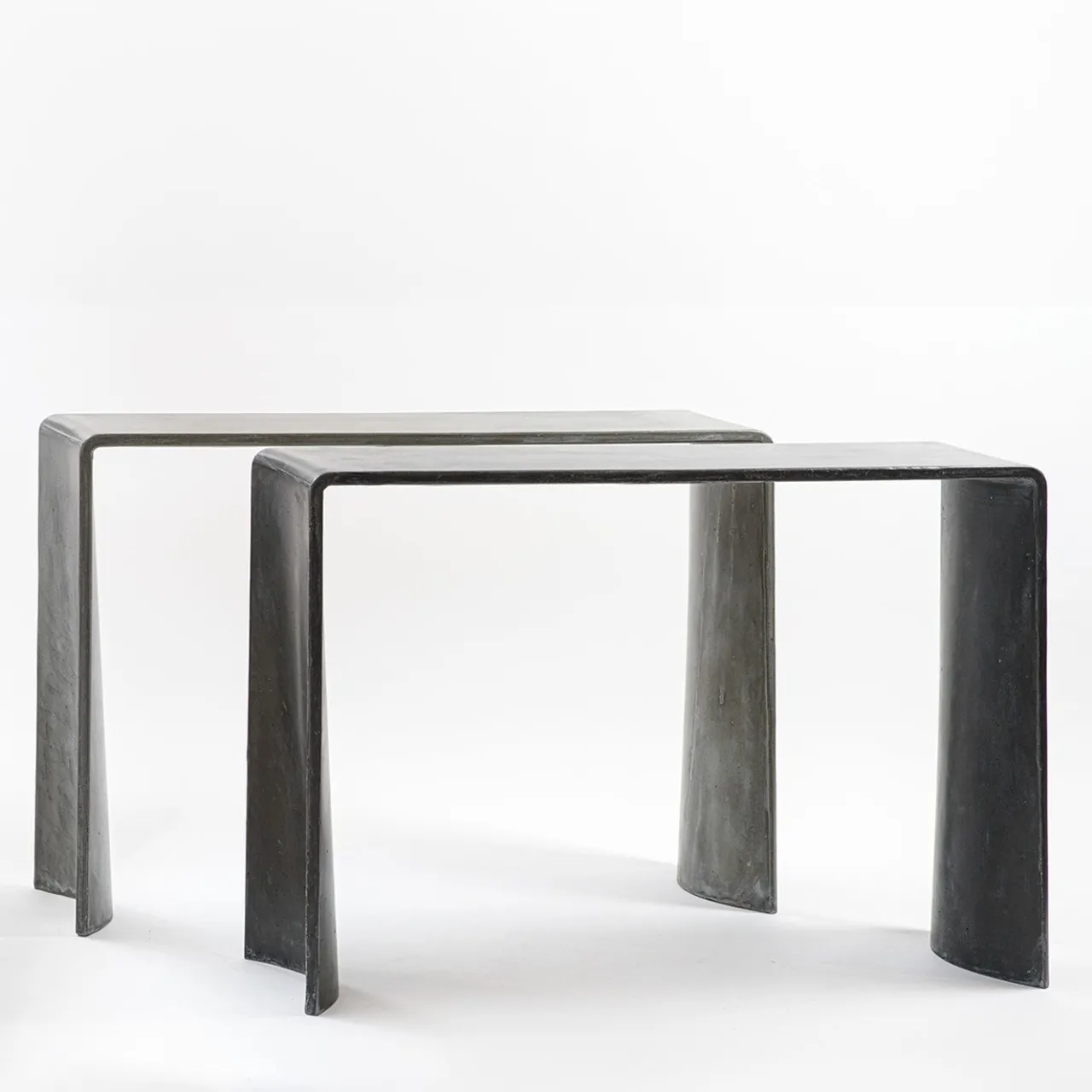 Forma & Cemento Consoles<Tadao Ardesia High Console Table