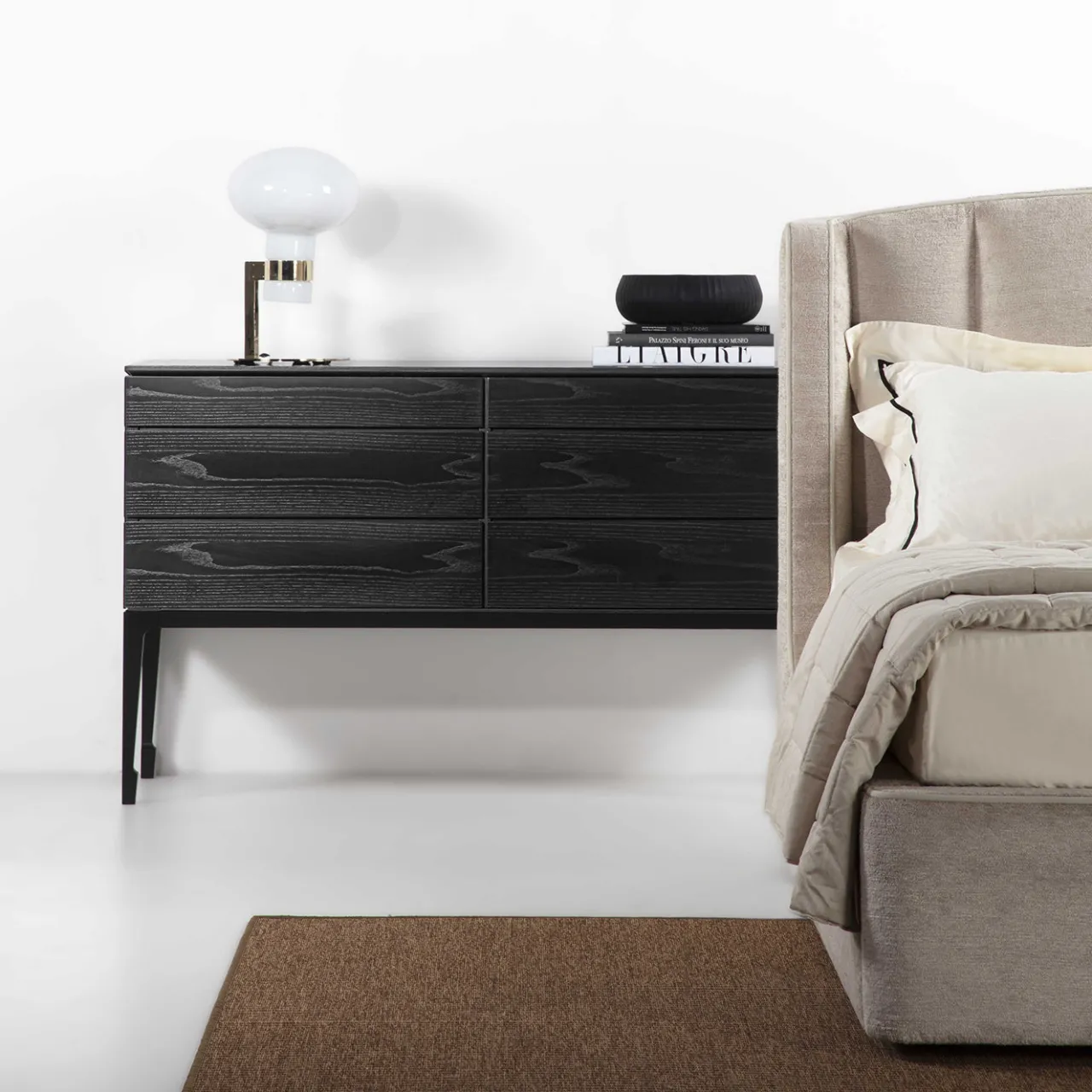 Galimberti Nino Cabinets<Taisha Black Wood Cabinet