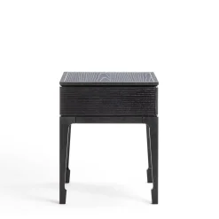 Galimberti Nino Nightstands<Taisha Black Wood Nightstand