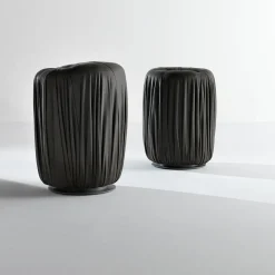 Laura Meroni Ottomans & Poufs<Tall Drapè Pouf by Bartoli Design