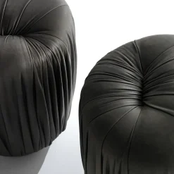 Laura Meroni Ottomans & Poufs<Tall Drapè Pouf by Bartoli Design
